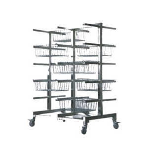 Double-row manden opslagplank